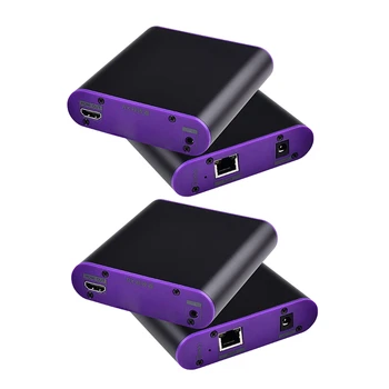 

CAT872 60Hz HDMI Transmitter Receiver Extender Ethernet over Single Cat5E/6 Cable TCP/IP for Deep Color 3D EDID Dolby DTS