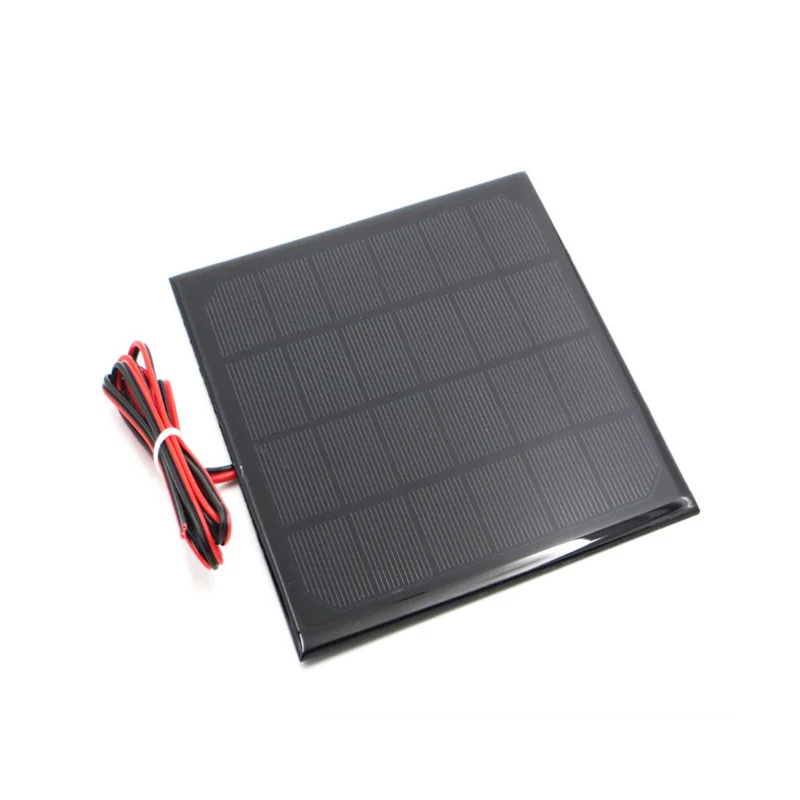 

High Quanlity 6V 3W 9V 3W 12V 3W Solar panel with Solar min battery charger