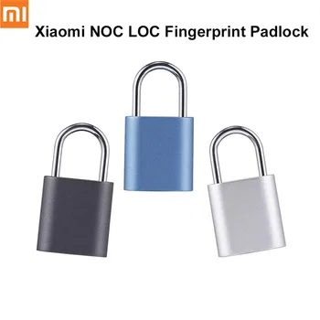 

In Stock Xiaomi NOC LOC Portable Mini Fingerprint Padlock Fingerprint Keyless Lock One Touch Open IPX7 Waterproof Recharagable