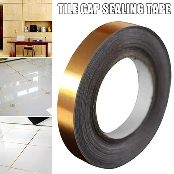 

50M/roll Self Adhesive Tile Sticker Waterproof Wall Gap Sealing Tape Strip Floor Tile Beauty Seam Sticker Home Decoration Decals