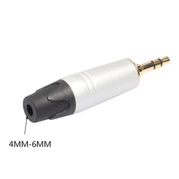 

Jack Plug Metal Audio Soldering And Spring Connector Adaptor 1/5/10 piece 3.5mm Male Repair Headphone Stereo