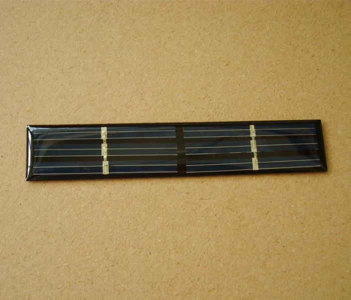 DIY 충전기용 에폭시 태양 전지 패널, 3V, 50mA, 0.15W, 다결정질 태양 전지, 107*20*2.8mm, 10 개