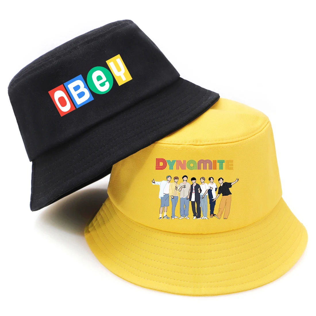 DYNAMITE Summer Hat K-pop KPOP Bangtan Unisex Panama Bucket Cap The Design Flat Visor JIMIN JIN SUGA V JUNGKOOK Fisherman hat | Аксессуары