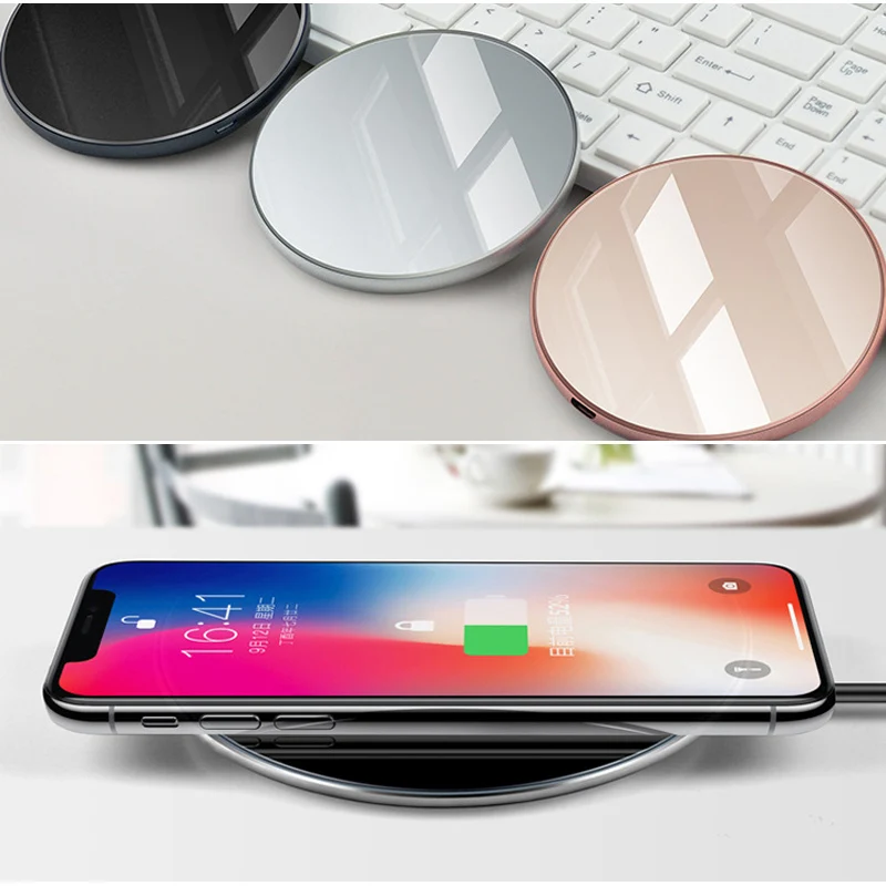 Qi Беспроводное зарядное устройство 15 Вт для iPhone 11 pro X XS MAX XR 8 Быстрая зарядка для samsung S9 S10 plus Note 8 9 Xiaomi 9 huawei P30 Pro