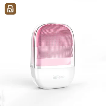 

YouPin Electric Silicone Face Cleaner Mini Ultrasonic Washer Rechargeable Long Battery Life IPX7 Waterproof Remove Blackhead