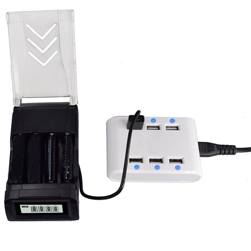 Интеллектуальное зарядное устройство Usb для аккумуляторов Aa Aaa Ni-MH Ni-Cd 1,2 V