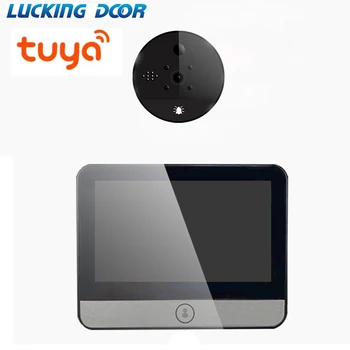 

4.3 inch LCD Color Screen Digital Doorbell 4.3-inch WiFi mobile detection camera video alarm smart cat eye Peephole Door Camera
