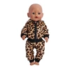 18 Inch Doll Clothes Leopard Print 43 cm Baby Born Clothes American Girl Doll Clothes OG Dolls Dollhouse Accessories Girl Gift 1