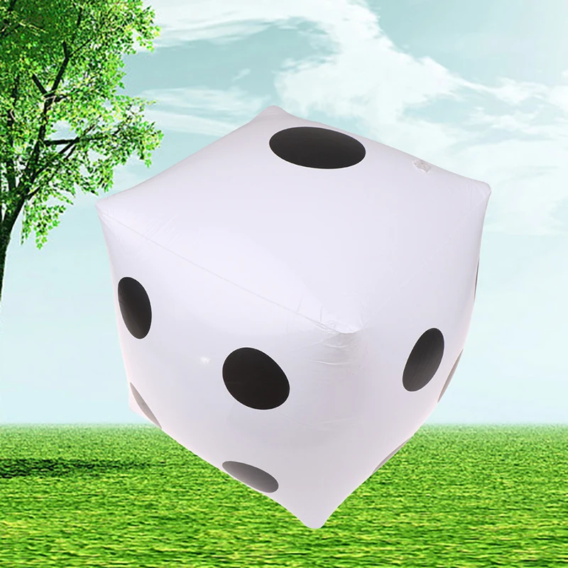 Забавные наружные надувные кости 30*30 см, вечерние принадлежности для бассейна, детские игрушки для детей, взрослые игровые кубики