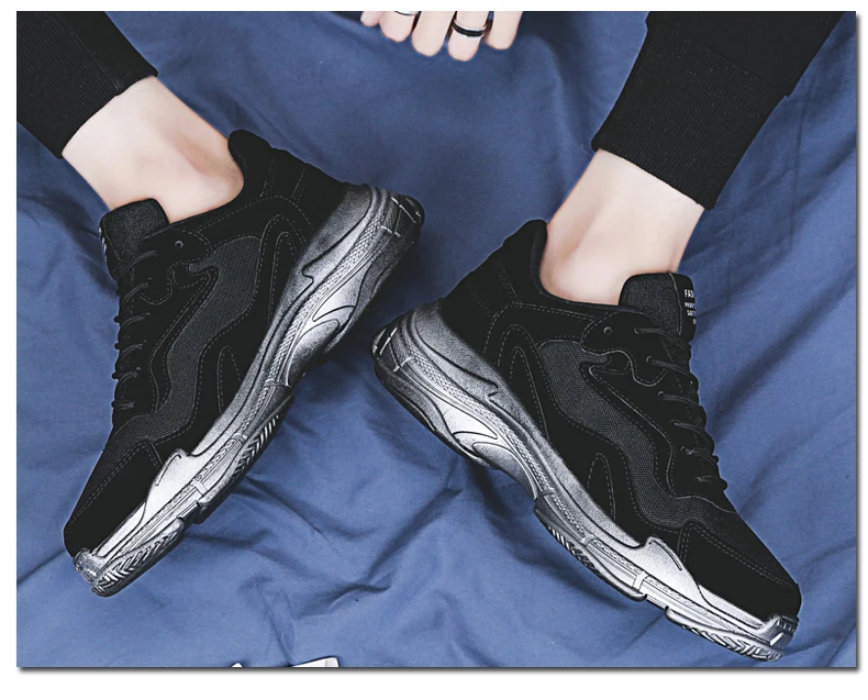 Diwaniya Four Seasons Youth Fashion Trend Shoes Men Casual Ins Hot Sell Sneakers Men New Colorful Dad Shoes Male Big Size 36-45