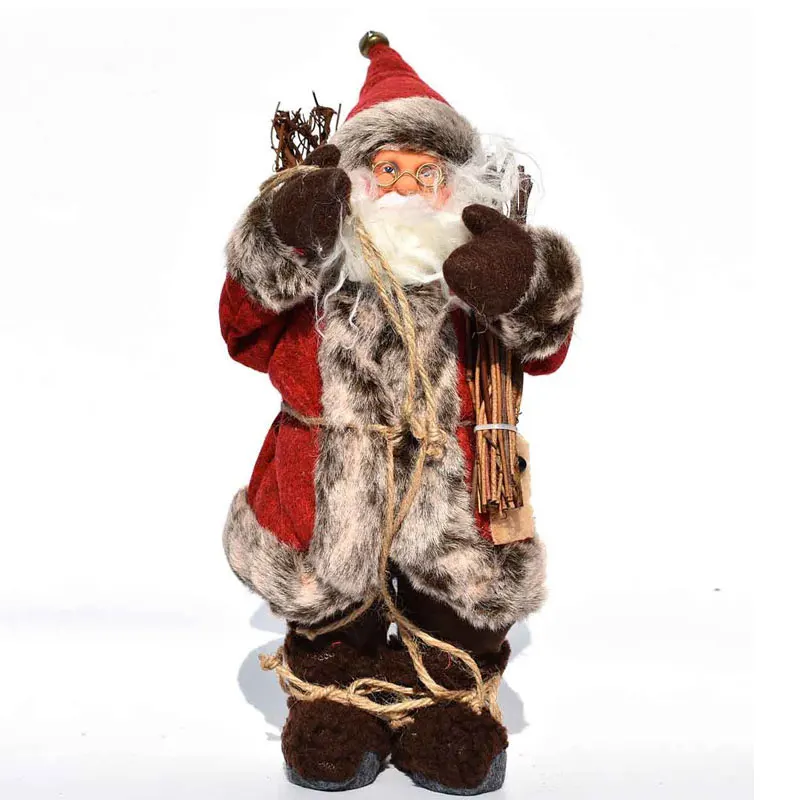 Beste Kerstversiering Kerstman Poppen Staande Kerst Beeldje Vakantie Decoratie Ornamenten Layout Raamdecoratie 30 Cm