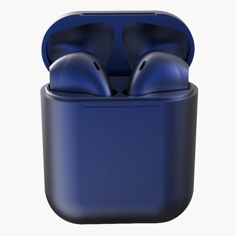 Lanyasir Bluetooth sunshine InPods 12 наушников беспроводные Bluetooth наушники для всех смартфонов спортивные наушники гарнитура - Цвет: IP12BL