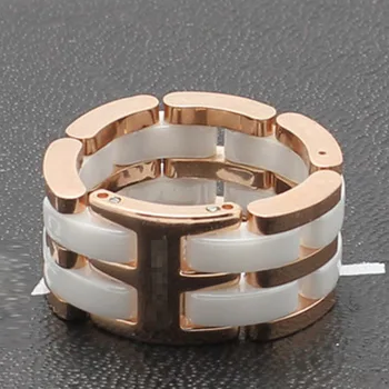 

Ceramic ring wholesale 2020 new fashion luxury jewelry designer ring couple ring stainless steel gift punk Japanese fashion