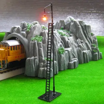 5pcs/10pcs Model Trains Layout 1:50 Lamppost Street Lights O Scale 11.5cm RH4213