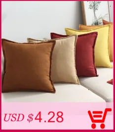 Modern Simple Nordic Pillow Cover Suede Checker Cushion Cover Decorative Pillows case For Seat Home Decorative Pillow Cover