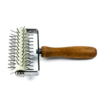 

Stainless steel pizza puncher pizza pastry dough roller needle puncher pizza baking appliance