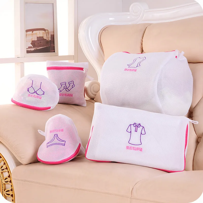

Washing Machine Only Useful Product Fine Mesh Protective Laundry Bag Underwear Large Size Net Pocket Bra String Bag Laundry Bag