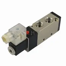 DC 24V 125mA 3W 2 Позиция 5 способ электромагнитный клапан G1/" выхлоп