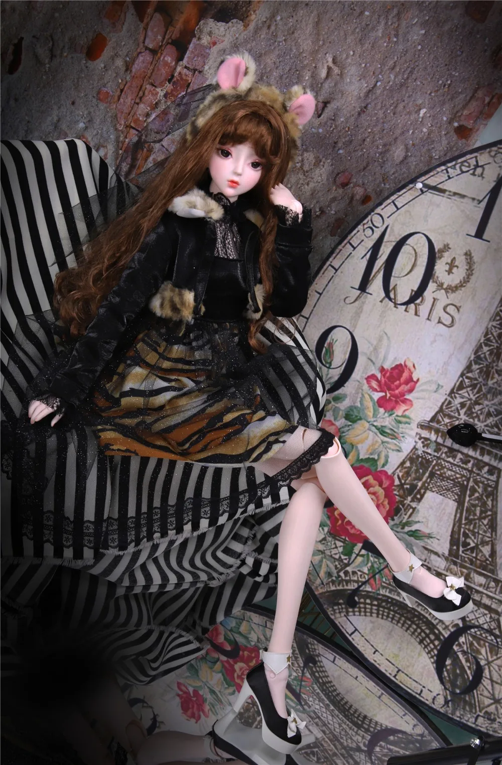 1/3 BJD кукла Зодиак серия платье, только платье без куклы ледяной, DBS SD