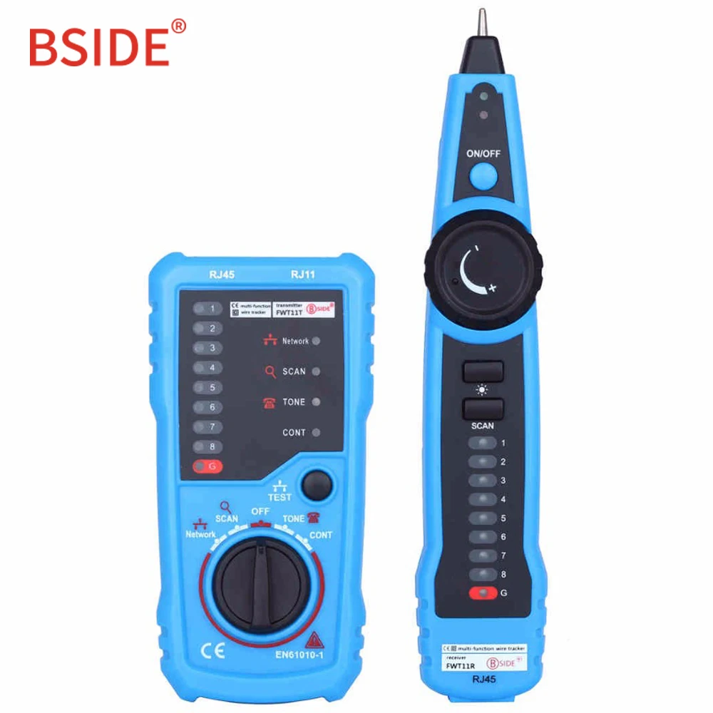 

High Quality Network Cable Tester Detector RJ11 RJ45 Cat5 Cat6 Telephone Wire Tracker Tracer Toner Ethernet LAN Line