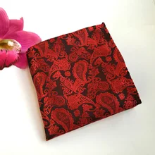 

Vintage Men's Hanky Silk Scarf Gentleman Pocket Square Handkerchief Paisley Wedding Party Cravat Corbatas Para Hombre Tuxedo Tie