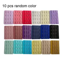 10Pcs Women Bra Extenders Strap 3/4 Buckle 3/4 Row Extension Adjustable Belt Buckle Accessories XRQ88
