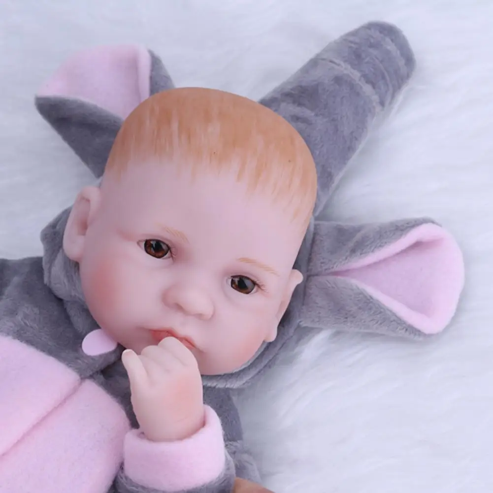 10-дюймовая шпилька с изящным «кукольным» Детские Реалистичного Reborn Baby куклы мальчик и девочка кукла защита от падения, игрушки для детей, аксессуары для куклы, подарок на день рождения