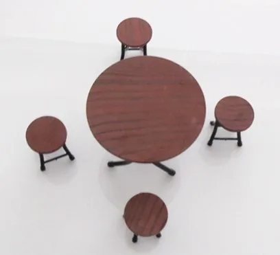  1/12 Furniture Restaurant Desk claw machine Action Figure Property Assembly Doll scene Accessory
