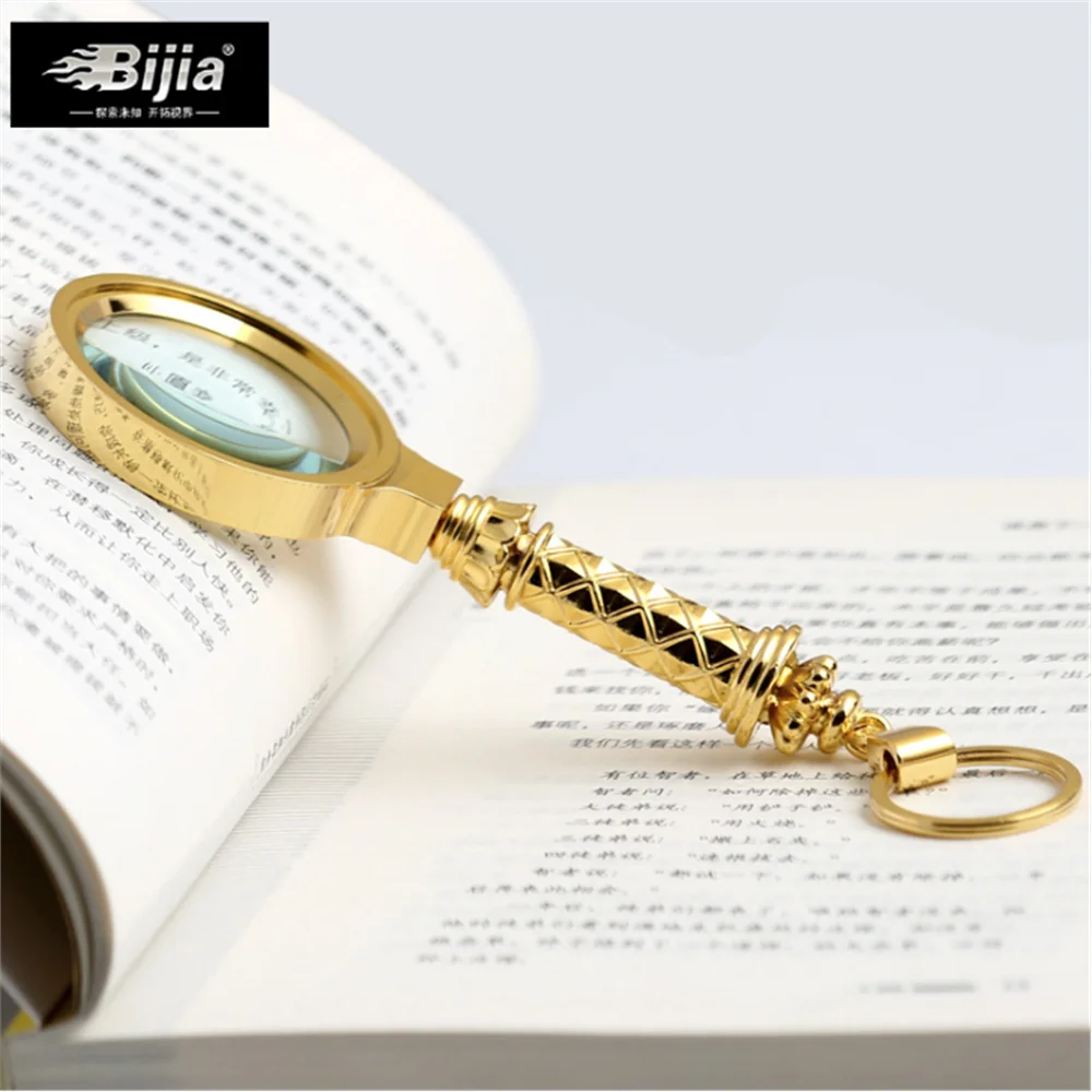 BIJIA 15x портативная Портативная оптическая лупа для чтения детей пожилого