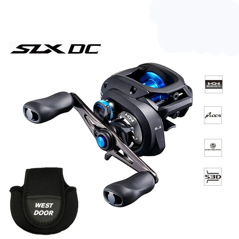 Excelent Baitcast Reel Shimano SLX DC 19 Lure Reel Road Asian wheel drip wheel snakehead drip wheel long throw wheel electronic brake