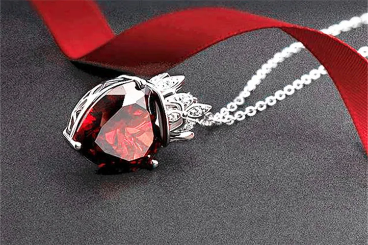 UQBing, модные, 925 пробы, серебряные, циркон, корона, сердце, подвеска, ожерелья, цепочка, ожерелья, ювелирные изделия, воротник, Colar de Plata