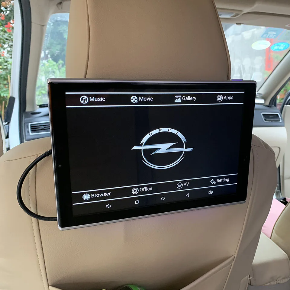 Автомагнитола с монитором на подголовник для Opel 4K HD воспроизведение всех моделей