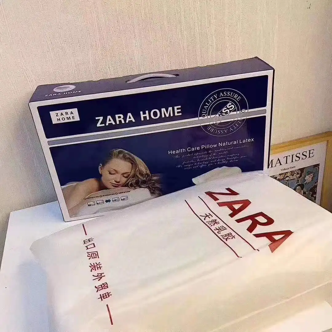 Золотая латексная подушка памяти экспорт импортный счет, ZR Подушка с эффектом памяти Core