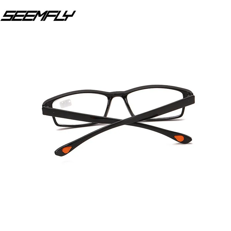 SEEMFLY унисекс TR90 анти-синее излучение близорукость очки женские Корейская версия прилива ретро большая коробка глаза черная коробка мужской