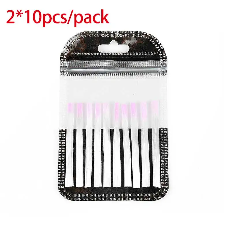 2pack 50 шт., форма для ногтей, Fibernails, акриловые наконечники, волокно, стекло для наращивания, волокно, стекло для ногтей, шелкография, наращивание, маникюрные инструменты - Цвет: 2pack