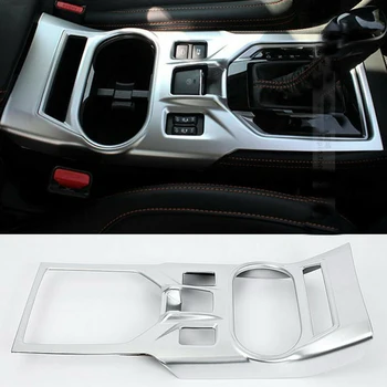 

ABS Silver Gearbox Shift Panel Cover Trims for Subaru XV Crosstrek 2017 - 2020 Accessories