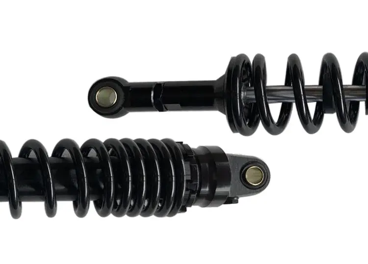 YOSS 1pair 360mm 370mm 380mm 390mm 400mm 410mm 8mmspring motorcycle Air shock absorber for YAMAHA HONDA SUZUKI kawasaki Black
