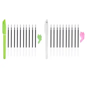 

Plastic Magic Joke Pen Invisible Auto Vanishing Ink Erasable Pen Refills Kit Disappear Ink Ball Point Pen within 5 Minutes