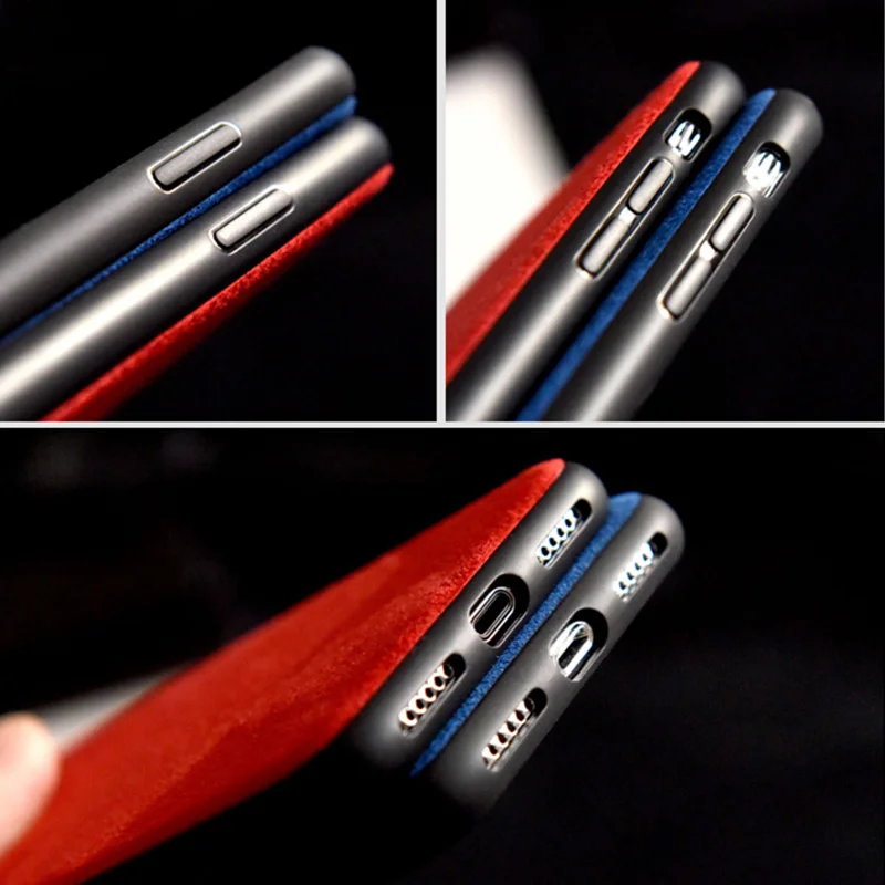 Чехол для телефона для samsung Galaxy S10 S8 S9 Note 8, 9, 10, плюс S7 край A7 A8 J5 J6 J7 A70 A50 A40 замшевая кожаная накладка на заднюю панель телефона