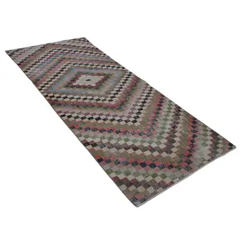 

98x235 Cm Multicolor Handmade Bohemian Rug-3x8 Ft