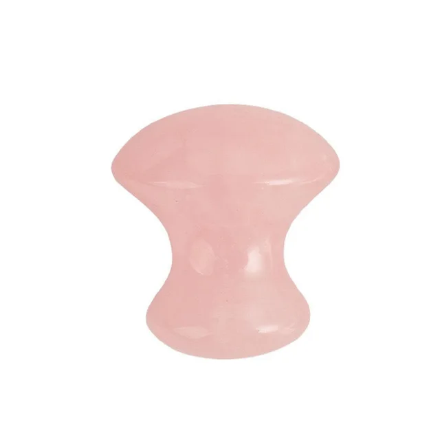 1 Mushroom Massager Розовый КВАРЦЕВЫЙ ролик Jade Guasha Board Yoni набор яиц для массажа для похудения Массажер для лица массажный ролик для лица Натуральный Камень скребок нефритовый ролик - Цвет: 1 Mushroom Massager