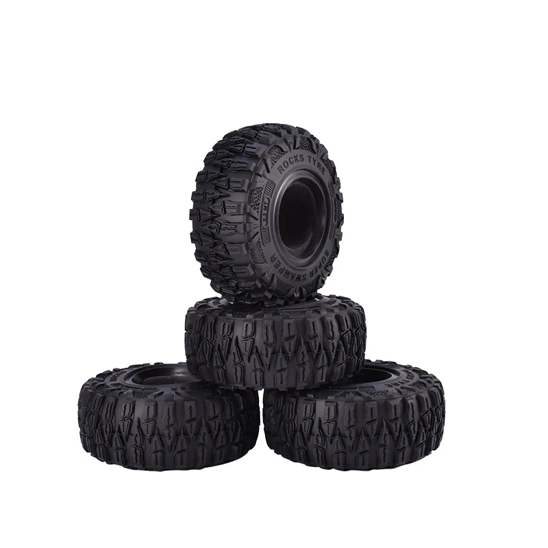 4 шт. AUSTAR 2 дюймов 120 мм резиновые шины для Traxxas TRX 1/10 осевой SCX10 90056 90045 RC Рок