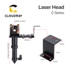 Cloudray C Series CO2 Laser Head Dia.18 FL38.1& Dia.20 FL50.8 / 63.5/101.6mm Mount for Laser Engraving Cutting Machine(Black) ► Photo 2/6