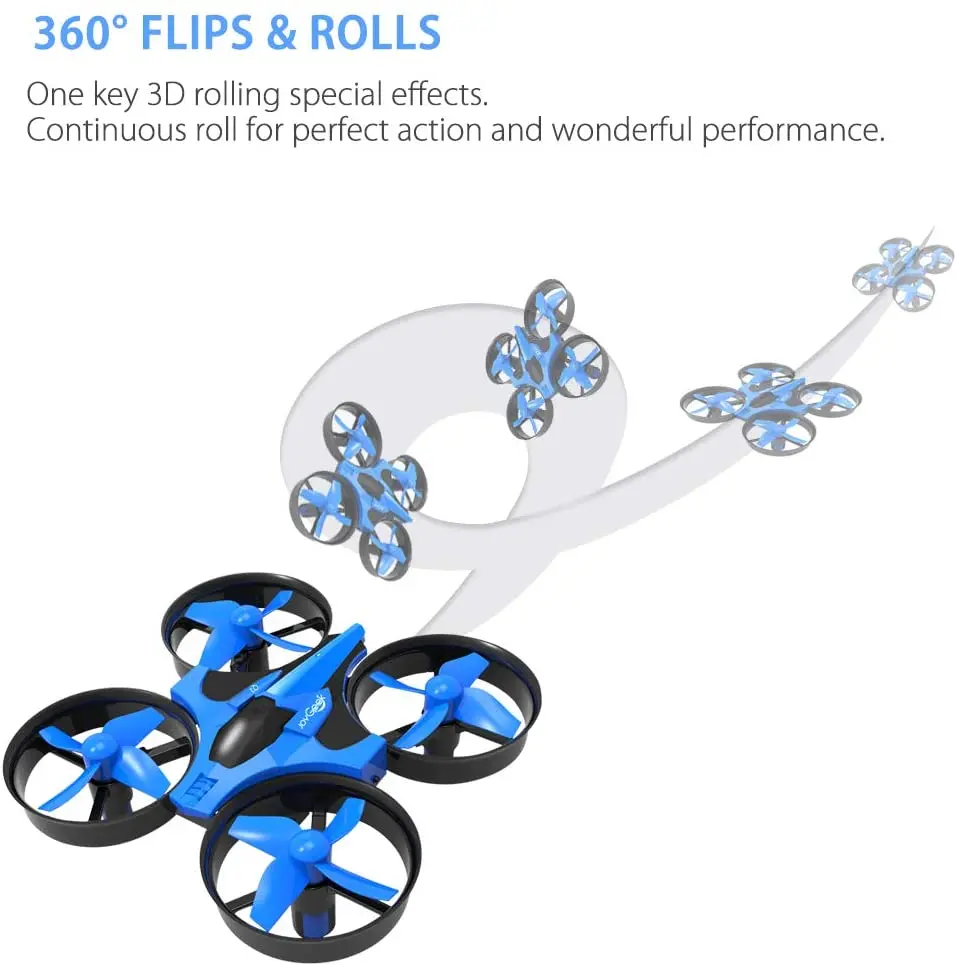 Электронная модель самолета умный Радиоуправляемый квадрокоптер Дрон 360 НЛО