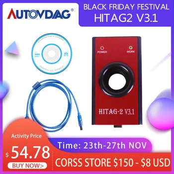 

Car Styling HITAG2 V3.1 key programmer HiTag2 programmer hitag 2 HITAG-2 V3.1 Key Programmer for BMW/VW/SAAB Free Shipping
