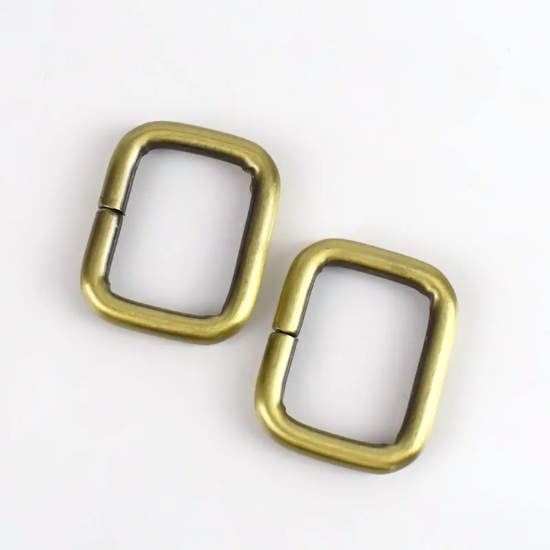 brass 10/30 шт, 25 мм, прямоугольные металлические пряжки ремня пряжка с лентой сумка с замком зажимы для подтяжек регулятор DIY аксессуары F4-5 - Цвет: brass