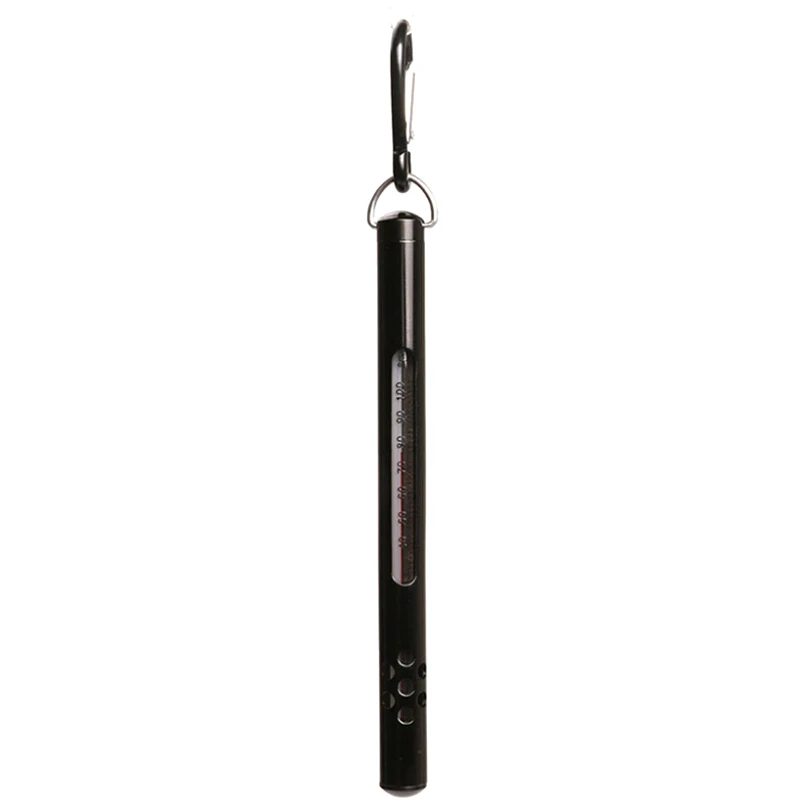 Fishing Thermometer Stream Water Temperature Measurement Fly Fishing Water Thermometer with Carabiner Fishing Accessories Tools
