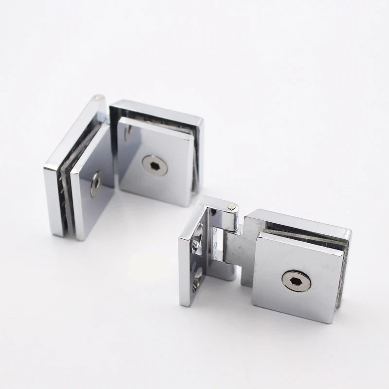 8-10mm Frameless Bracket Wall to Glass Door Hinges Bathroom Shower Door Bracket Wall Mount Hinge