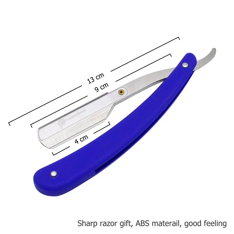 Univinlions ABS пластиковая Мягкая Ручка Складная острое лезвие бритва палка для мужчин и женщин для бритья нож борода лицо область подмышек тело