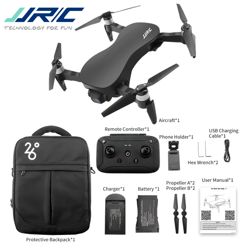 JJRC X12 5G WiFi FPV Бесщеточный двигатель 4K HD камера gps двойной Дрон режим позиционирования складной Радиоуправляемый Дрон Квадрокоптер Модель RTF